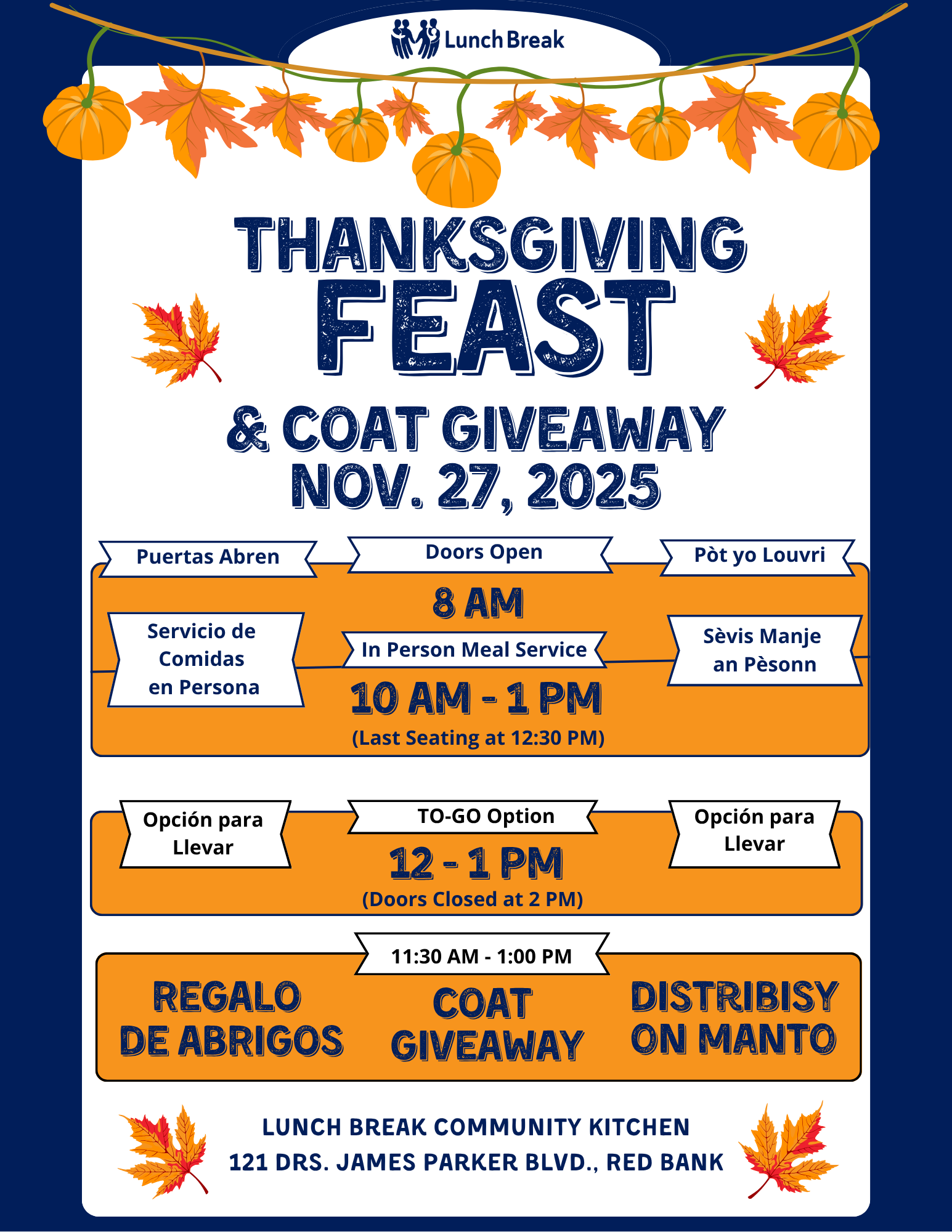 Thanksgiving Feast (8.5 X 11 in) – English